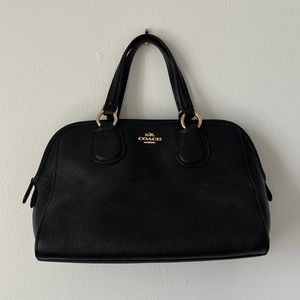 Coach Black Leather Mini / Crossbody Bag